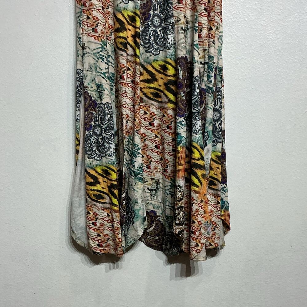 V Cristina Vintage Handkerchief Maxi Skirt Sz M - Picture 4 of 11